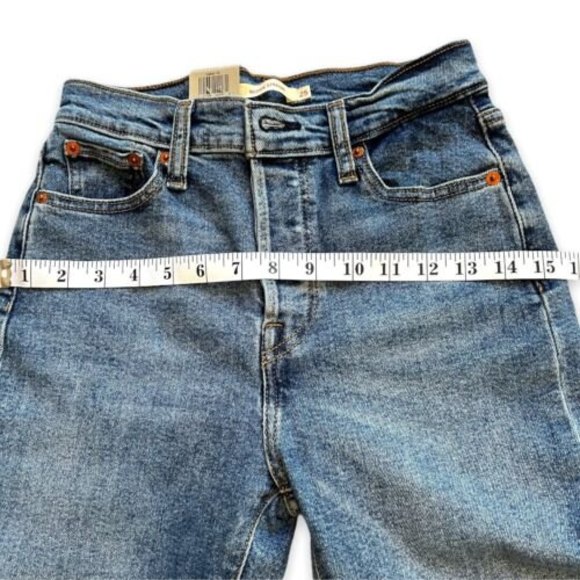 Levi’s High Rise Wedgie Straight Jeans, 0 Short (25W 28L - Picture 9 of 12